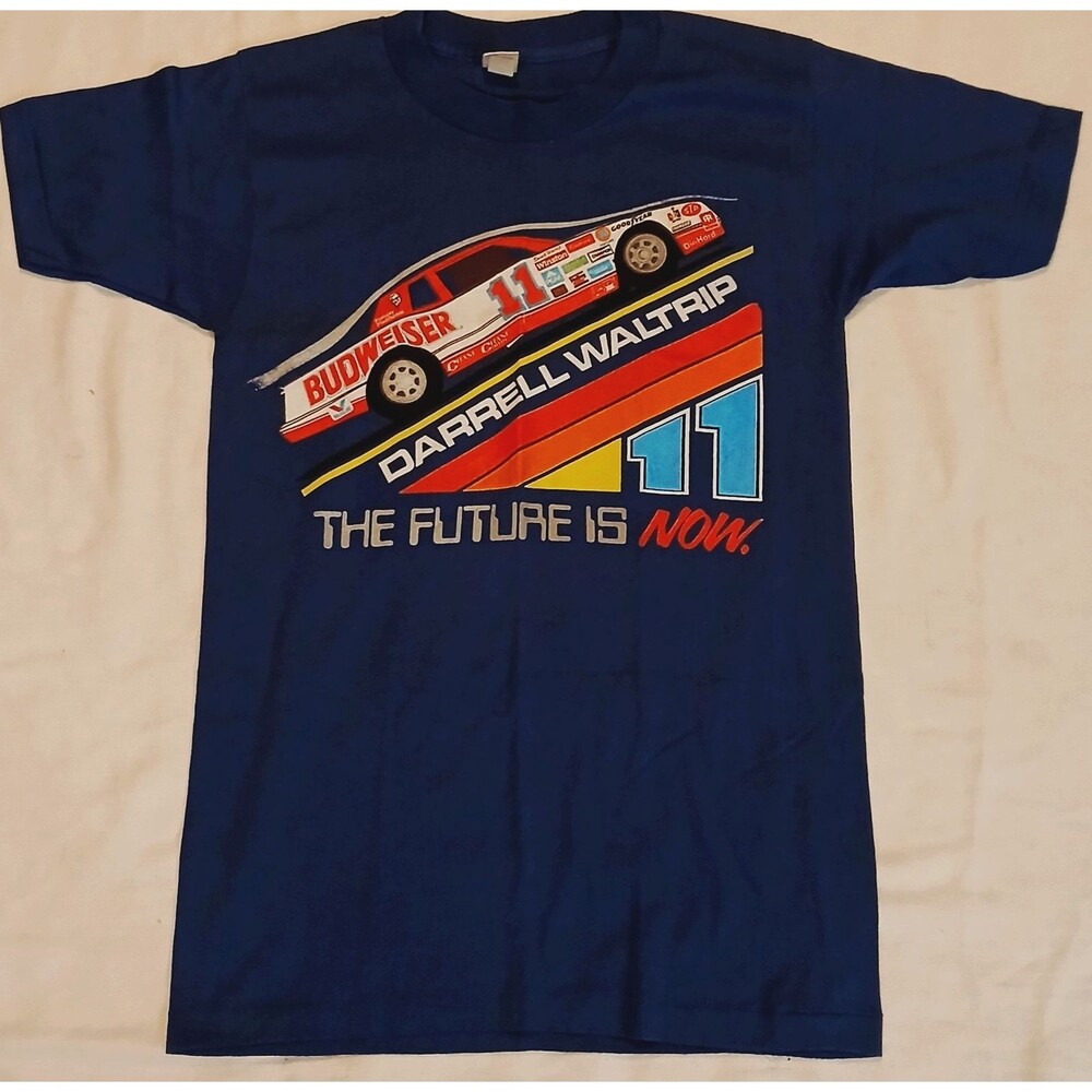 Vintage Budweiser Darrell Waltrip #11 Single Stitch T Shirt Medium USA Made